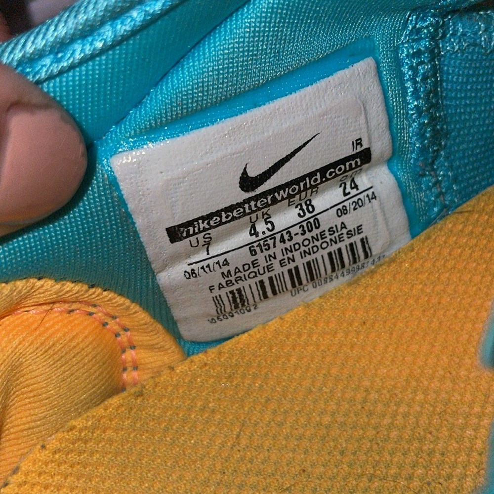 Nike Womens Lunarelement 615743-300 Blue Running Shoes Sneakers size 7 sports - Picture 7 of 9